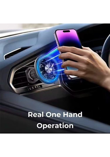 Blue Spectrum H-ct125 Ekstra Güçlü Manyetik Araç İçi Telefon Tutucu Siyah