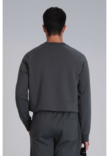 Lufian Erkek Grant Sweatshirt 112030154 Haki Haki