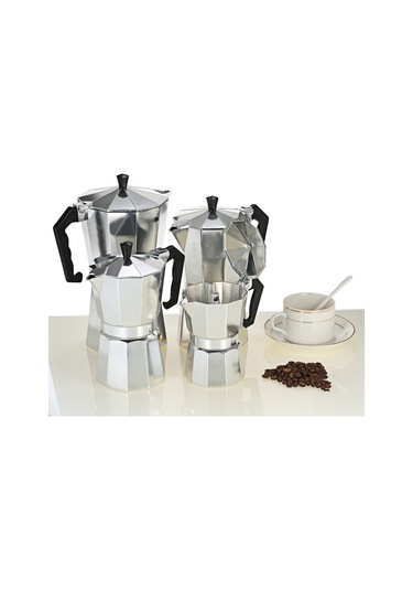 Leezsing 12 Bardak Alüminyum Espresso Perkolatörü Kahve Ocak Üstü Makinesi Mocha Potu Ocak Gazlı Ocak Elektrotermal Fırında Kullanım İçin