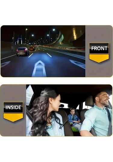 Willowhaven 3 Inç 1080p Çift Lens Araç Kamerası Dvr 32gb Tf Kart İçin Araç Ve Kamyon