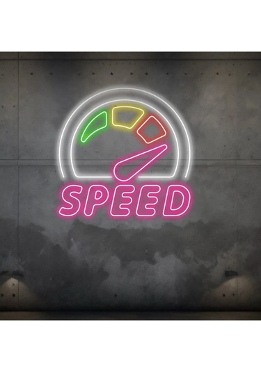 Twins Led Speed Yazılı Ve Şekilli Neon Tabela Pembe Model:model:27743366 Pembe