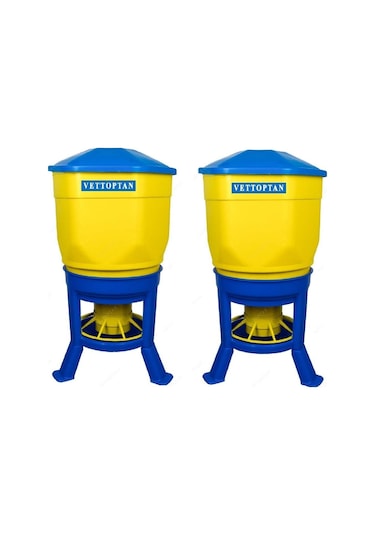 Tavuk Yemlik 40 Litre Kova Kapasiteli 2 Adet