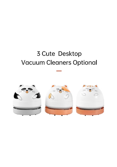 Ximistore9 Panda Şarjlı Mini Masaüstü Süpürgesi - 120 Dakika Çalışma Süresi