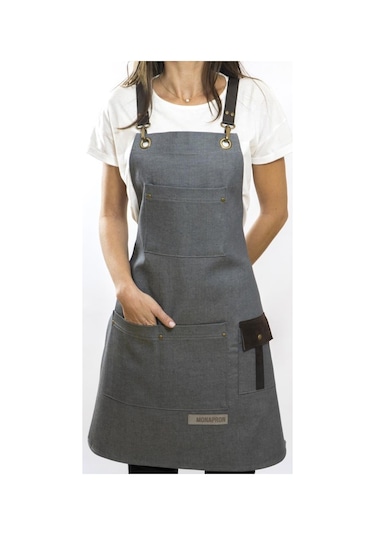 Barista Şef Mixologist Monapron Mantegna Önlük (404143411)