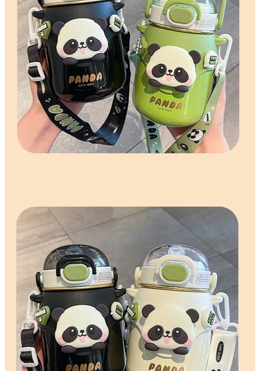 Jian Fan Panda Saman Büyük Kapasiteli Büyük Göbek Yalıtım Kabısiyah siyah