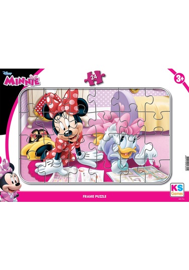 Minnie Mouse 24 Parça Frame Puzzle