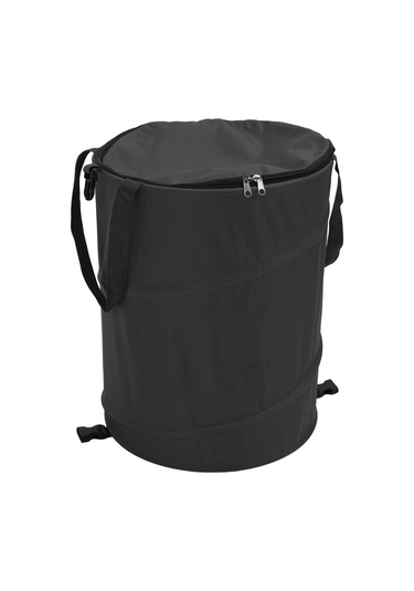 Hangfox Yeşil Orman Kamp Atık Kutusu - 37.8l Büyük Kapasite, Katlanabilir Tasarım, Kapaklı, 600d Oxford Kumaş - Piknik, Bahçe, Doğa Etkinlikleri İçin Taşınabilir Depolama Çanta Askeri Yeşil