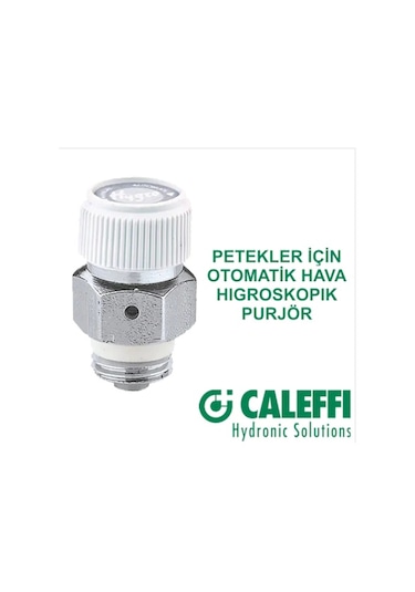 Caleffi Otomatik Purjör Petek Ve Radyatör İçin Otomatik Hava Alma