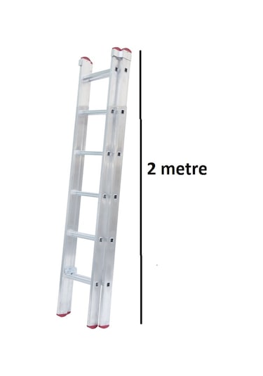 Beykon 6 + 6 Basamaklı 4 M Endüstriyel Sürgülü Merdiven