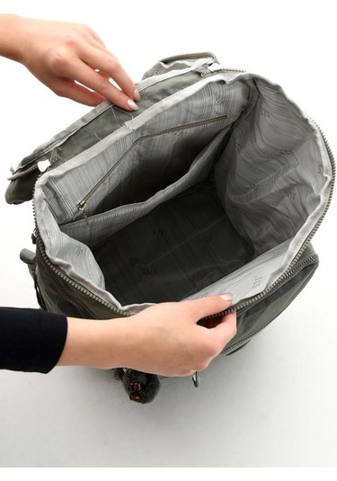 Unisex Dağcı Çantası Kamp Çantası Seyahat Çantası Hafif Klinkır Kumaş Outdoor Çanta 50 30 Cm Gri