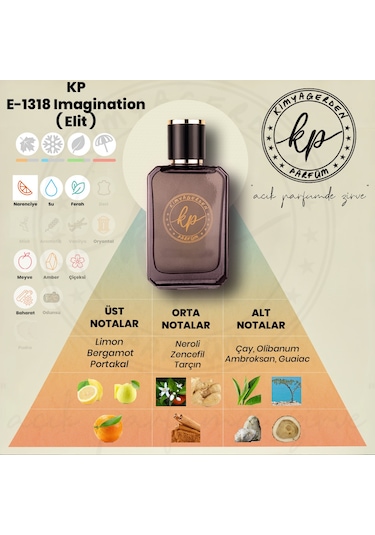 Kimyagerden E-1318 Erkek Parfüm EDP 50 ML