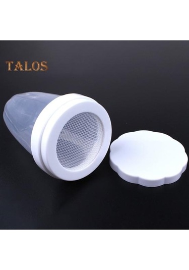 Besthome1 Kabartma Şeker Kapaklı Elek Nem Geçirmez Çalkalayıcı Tarçın Tozu Biber Kakao Un 1/2/3 Adet Plastik Diğer