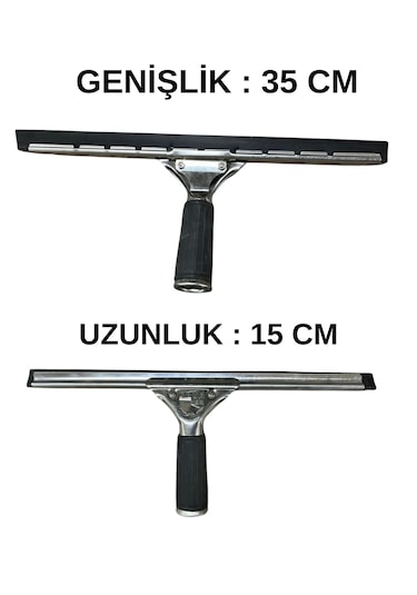 Profesyonel Paslanmaz Metal El Çekpas-çekçek Camsil Silme Aparatı Açık Gri