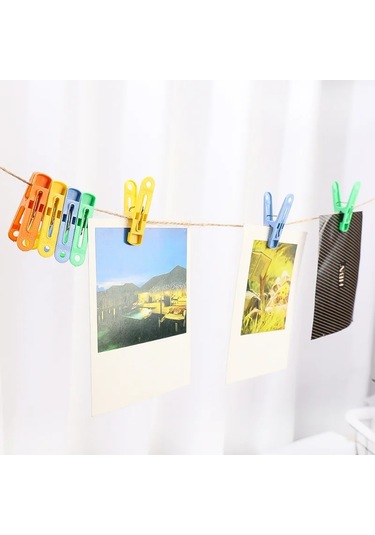 40 Adet-40/20 Adet Plastik Mandal Mandal Çamaşır Asılı Pin Klip Ev Clothespins Çorap İç Çamaşırı Kurutma Standı Tutucu