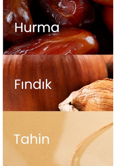 Meyveli Tahinli & Fındıklı Protein Topları 55gr X3 Adet