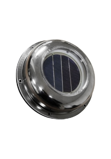 Güneş Enerjili Blower. Tekne Ve Karavan Havalandırması. Paslanmaz