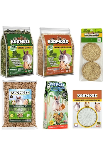 Rodmozz Kemirgen Bakım Seti 6 Lı