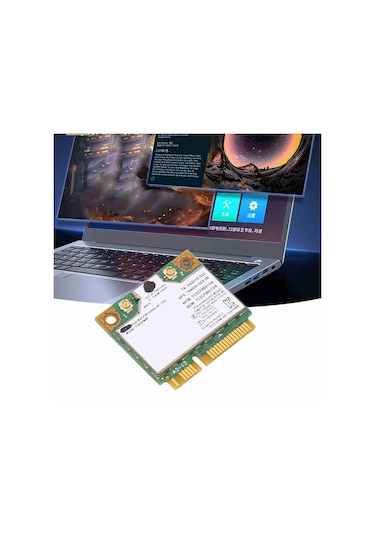 Fosenze 7260hmw Mini Pcıe Ağ Kartı, 1200mbps 2.4/5ghz Çift Bant Ve Bluetooth 4.0 İle, Win7/10 Uyumlu Lenovo/hp Dışında