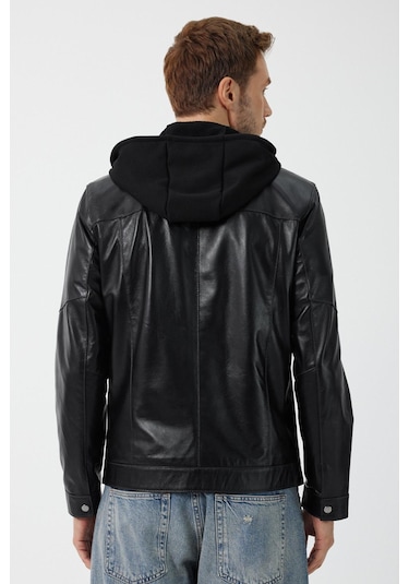 Demar Siyah Deri Mont 001