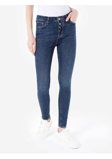Colins Mavi Kadın Pantolon Cl1067481 Q1.v1 Dn43153 Mavi