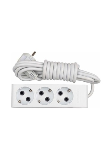 Günsan Anahtarsız 3 Lü 3 Metre Kablolu Uzatma Priz 3 M