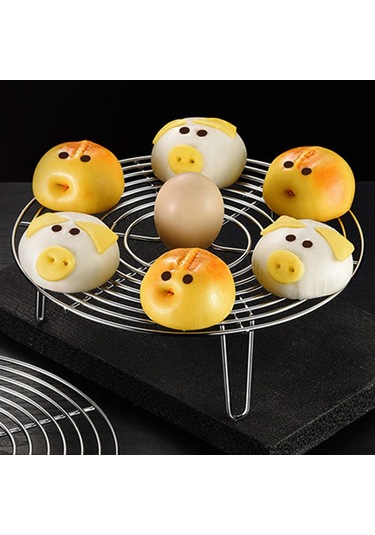 Suntek Yuvarlak Soğutma Rafı Paslanmaz Çelik Vapur Rafı, 7.09-inç Gosterildigi Gibi Çok Renkli