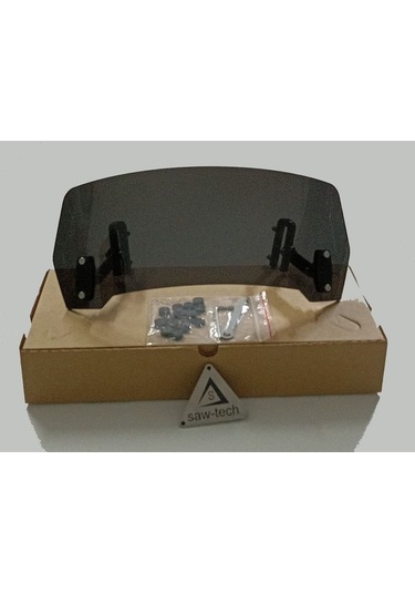 Üniversal Deflektör Rüzgar Saptırıcı Füme Renk Genişlik:320mm X Yükseklik:135mm