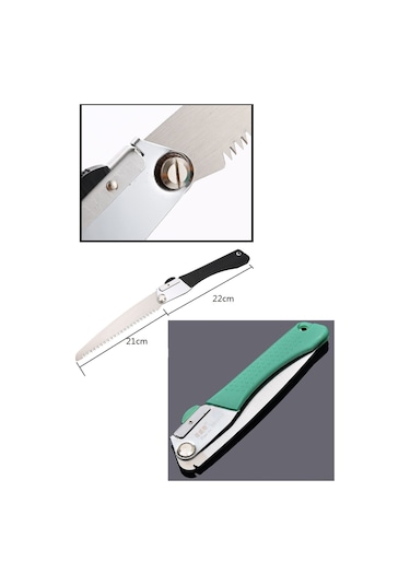 Orak Tırpan Bağ Testeresi Katlanır Ağaç Dal Kesme Budama Testeres