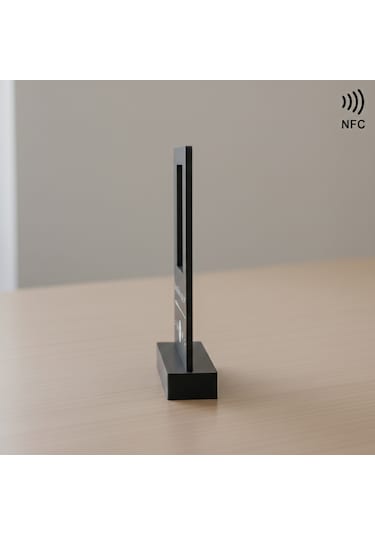 Nfc Akıllı Barkodlu "en Sevdiğimiz Şarkı" Tasarımlı 3d Baskı Masaüstü Biblo 14,2x10 Cm