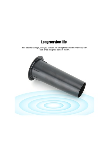 Geeroyoo 4 Adet 45mm Açılıklı Hoparlör Invertör Borusu - Abs Malzeme, Pürüzsüz İç Duvara Sahip, 4-6 İnç Hoparlörler İçin Uygun