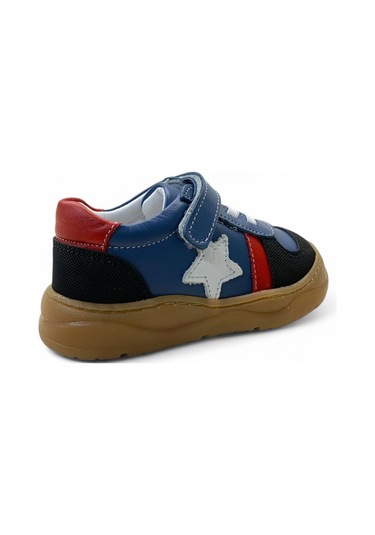 590 Bebek Deri Sneaker Mavi