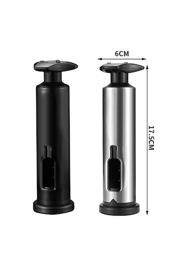 Mutfak Paslanmaz Çelik Şarap Şişe Açacağı Ev Aletleri Siyah