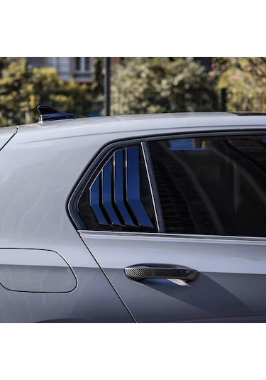 Vw Golf 8 Kelebek Cam Vizörü Piano Black 2021-