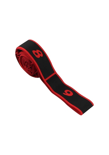 Suntek Esneme Direnç Bandı, Egzersiz Pilates Için Yoga Kayışı Kırmızı