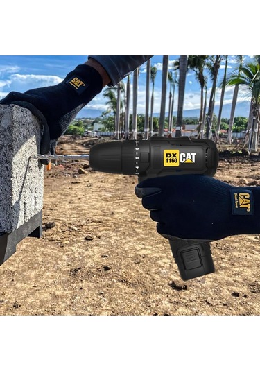 Cat DX1160 12V 2.0AH Li-ion Çift Akülü Darbeli Matkap + DA01901 32 Parça Aksesuar Seti