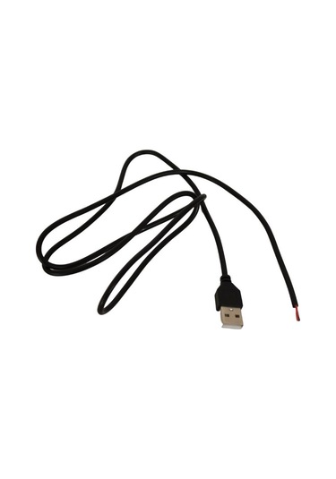 100 Cm Usb Erkek Kablo 2 Amper Ucu Açık Usb Kablo