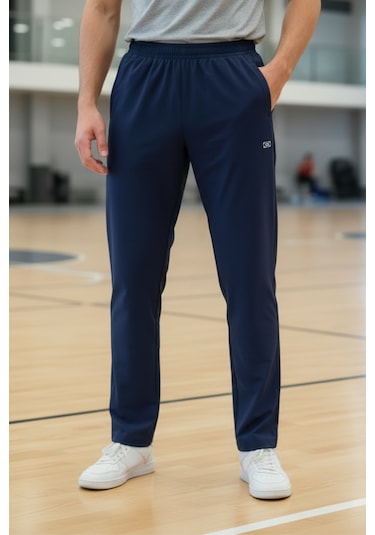 Crozwise Erkek Spor Pantolon Lycra Esnek Lacivert