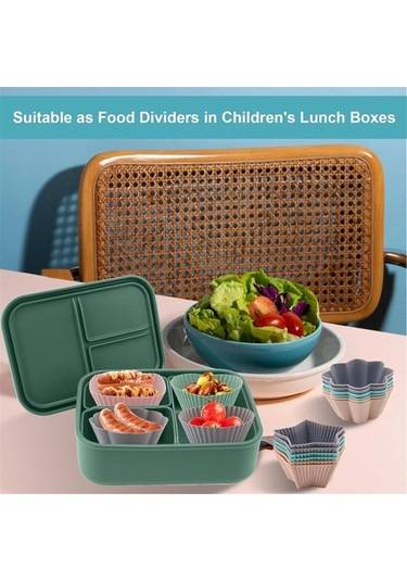 Ulzyvf Yapışmaz Silikon Muffin Kalıbı - 36'lı Paket, Pratik Ve Dayanıklı Diğer