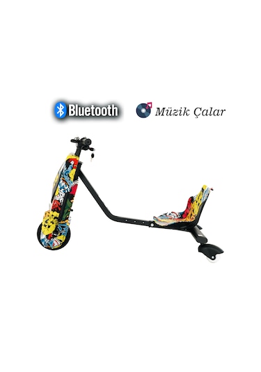 Tbıke Drift Car Elektrikli Kaykay Hoverboard Sarı