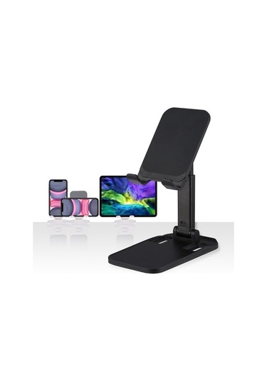 Luckysouk Masaüstü Canlı Yayın Drama Mini Taşınabilir Teleskopik Katlanır Cep Tablet Telefon Evrensel Tutucu Kırmızı - Siyah Yok Havalandırma 642n0p