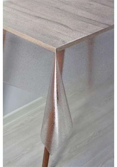 Pvc Şeffaf Simli Silinebilir Masa Örtüsü 005 Renkli