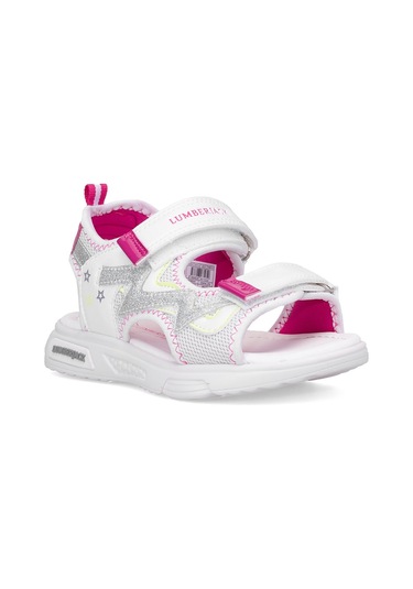 Lumberjack 101985347 5m Genpal 5fx Filet Kız Çocuk Düz Sandalet Beyaz Beyaz