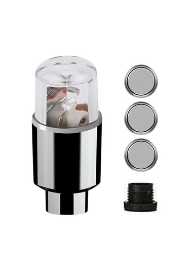 Bisiklet Jant Işığı - 2'li Set, Sensörlü, Su Geçirmez, Otomatik Çalışan Led Işık Çok Renkli Çok Renkli