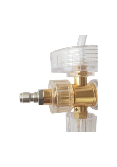 Symbee Basınçlı Yıkayıcı İçin Köpük Topu, Ayarlanabilir Kar Köpüğü Lensi, 1/4'' Hızlı Bağlantı Ve 1l Şişe, Turuncu Turuncu