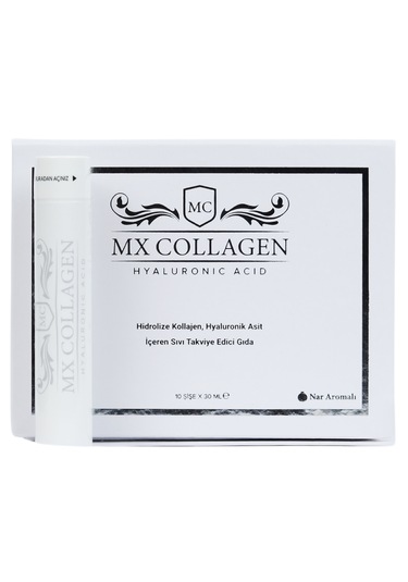 Mx Collagen Hyaluronic Acid Balık Kolajeni 30 Ml X 10 Şişe