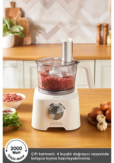 Karaca Mastermaid Power Multifunctional 2000 W 10 in 1 Mutfak Robotu