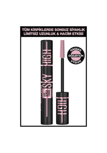 Maybelline New York Lash Sensational Sky High Cosmic Black Maskara