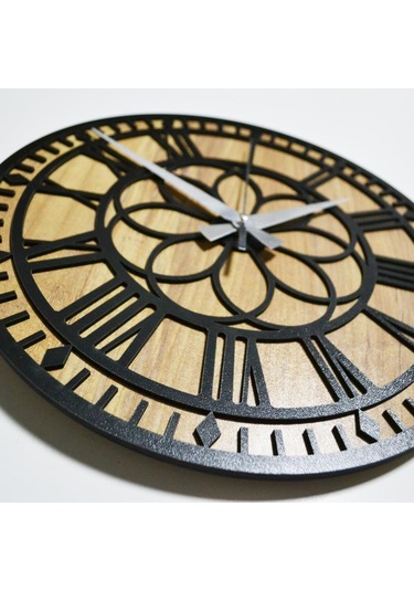 DUVAR SAATİ - 0037 Kahverengi