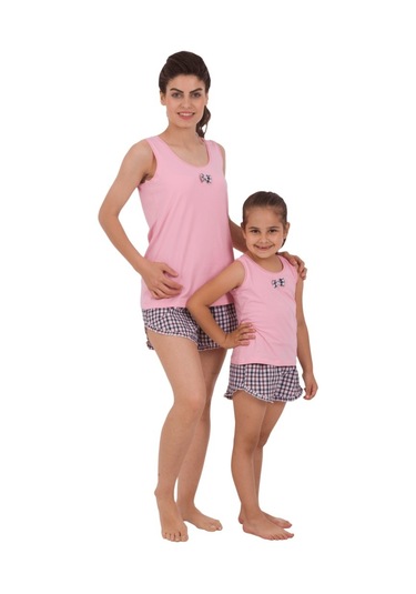 The Don Anne-Kız Pembe Kız Çocuk Şort Takımı (9-14 Yaş)