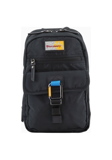 Discovery Icon Rfıd Korumalı Sürdürülebilir Sling 8l Kapasiteli Unisex Omuz Çantası Siyah 1